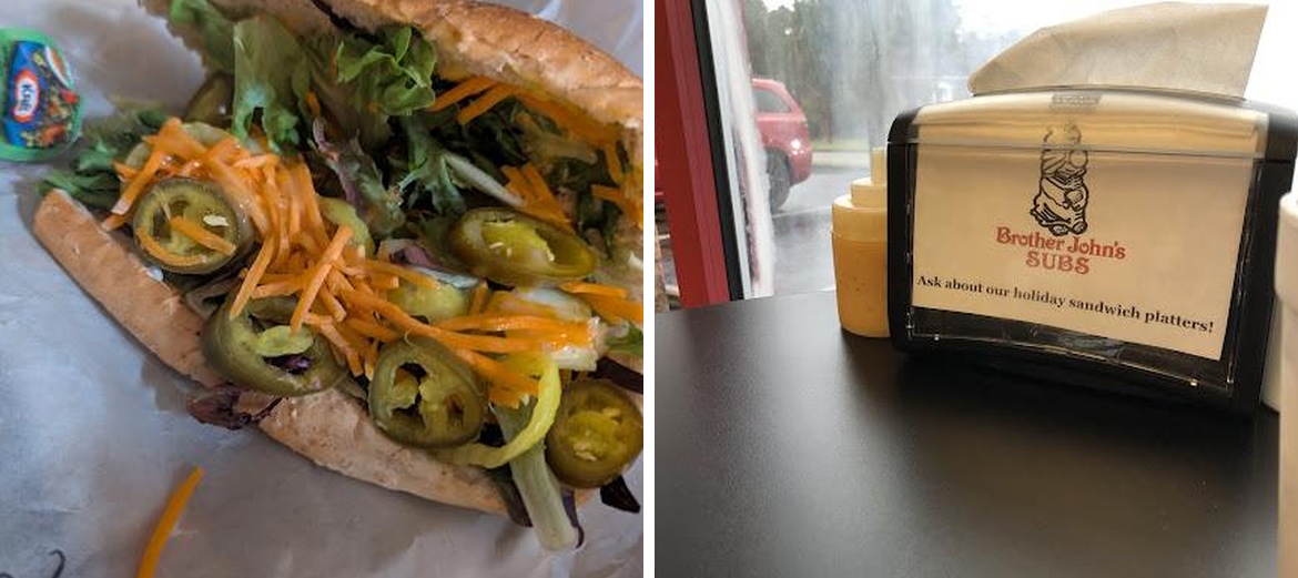 Brother John's Sub & Sandwich Menu