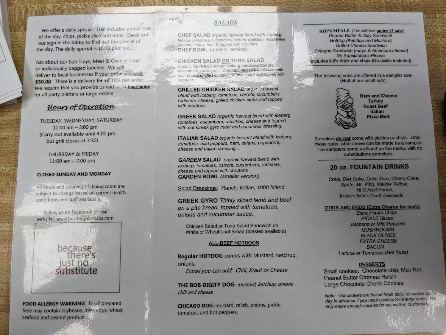 Brother John's Sub & Sandwich