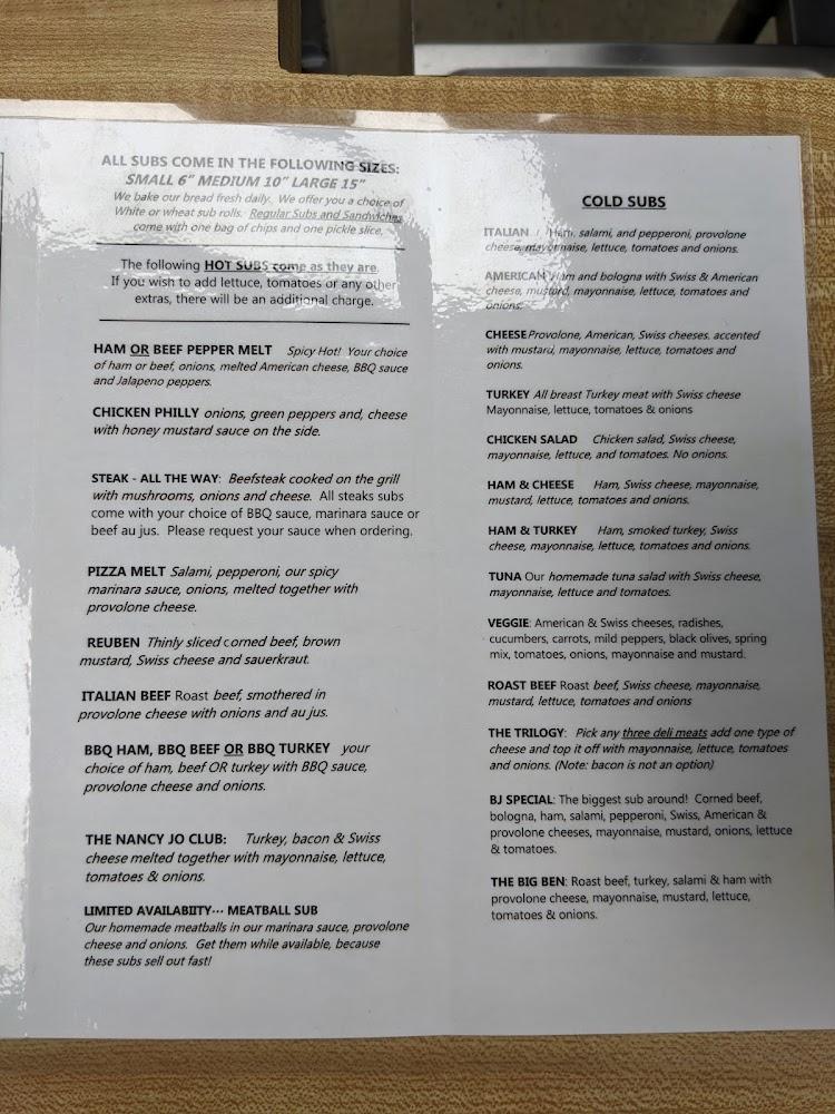Brother John's Sub & Sandwich Menu image 2