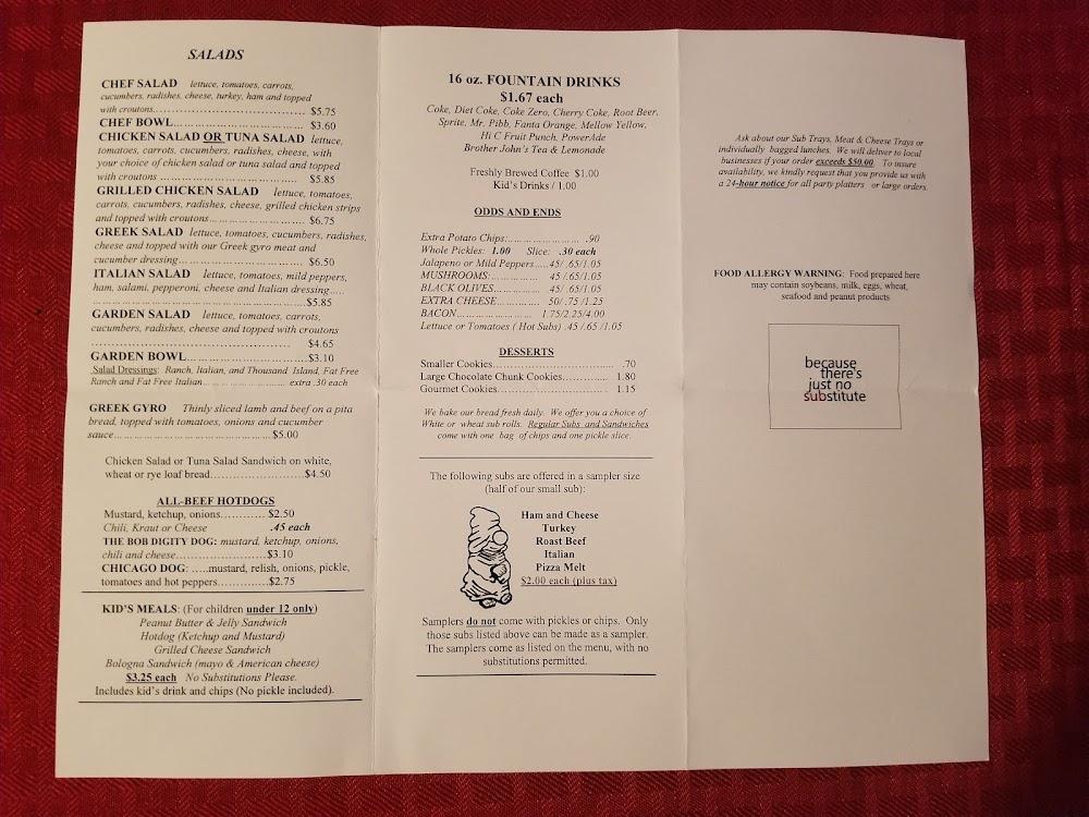 Brother John's Sub & Sandwich Menu image 4